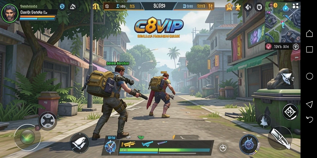Tangkapan layar C8VIP menunjukkan gameplay simulasi yang menarik dan interaktif.