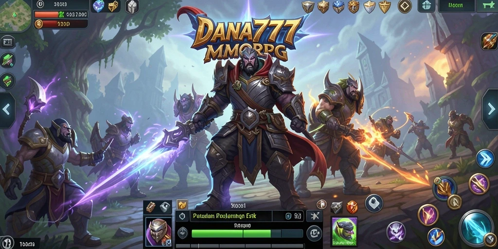 Gameplay DANA777 menampilkan aksi seru dalam petualangan MMORPG.