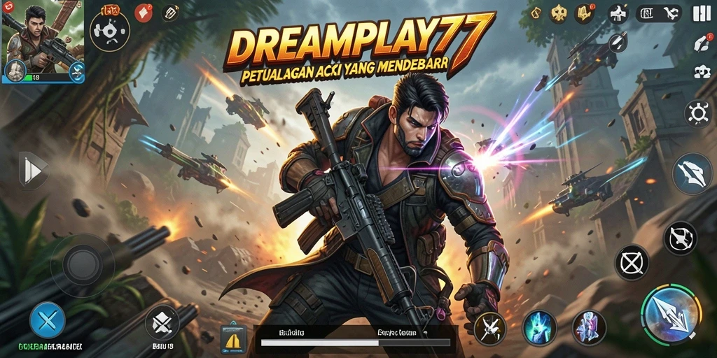 Tampilan gameplay mendebarkan dengan aksi yang intens