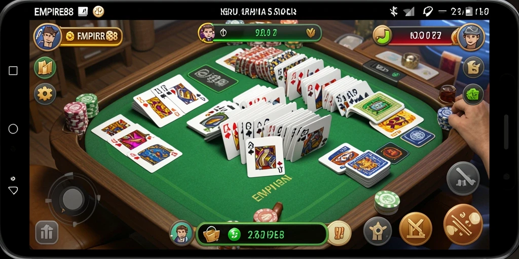 Screenshot gameplay seru dari EMPIRE88 Gaple.