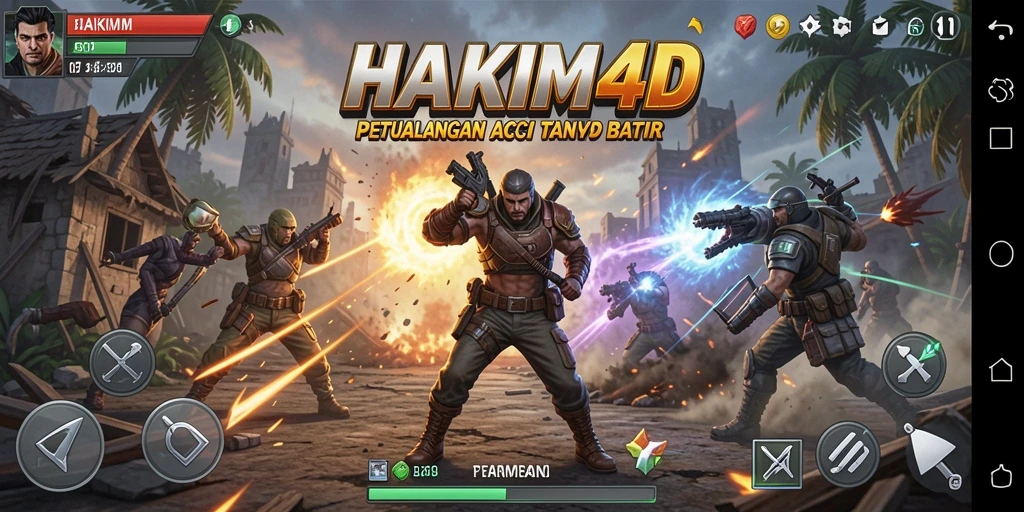 Gameplay HAKIM4D penuh aksi dan tantangan seru.