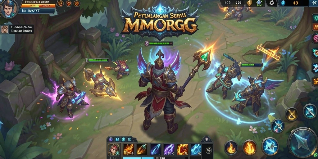 Screenshot gameplay INA777 menampilkan momen seru dalam dunia MMORPG.
