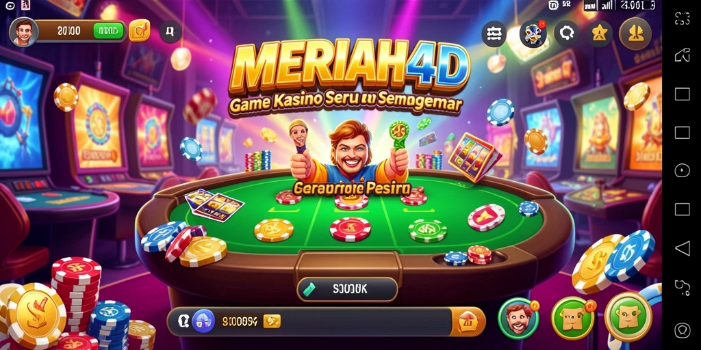 Tampilan gameplay seru dari MERIAH4D yang memikat pemain.