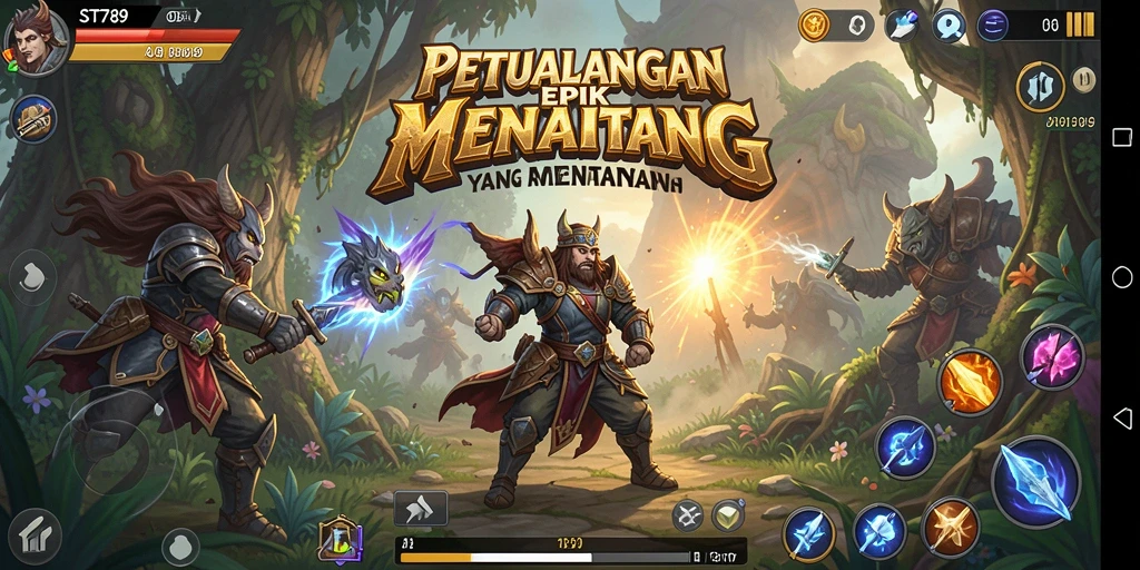 Screenshot ST789 menampilkan gameplay Adventure yang penuh aksi dan eksplorasi.